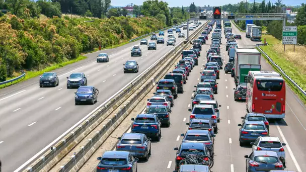 Départs en vacances : une circulation toujours ralentie ce samedi soir