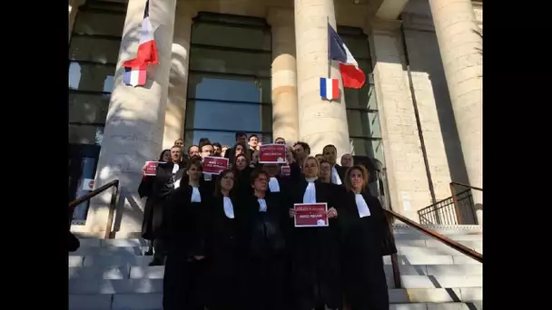 Les avocats de Rodez en grève pour protester contre la réforme des retraites