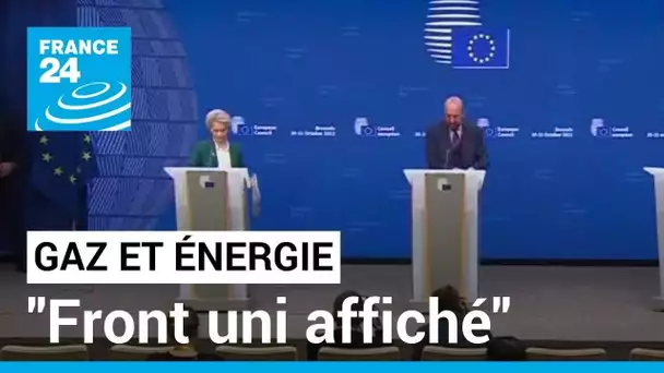 Énergie et gaz : "Solidarité et front uni affiché entre la France et l'Allemagne." • FRANCE 24