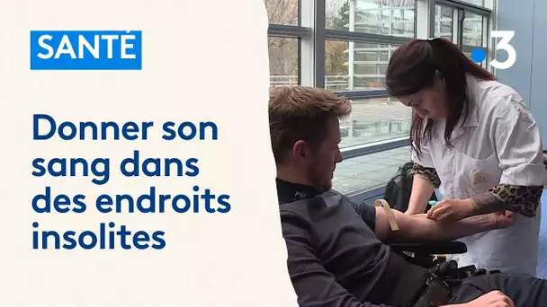 Santé : donner son sang dans des endroits insolites