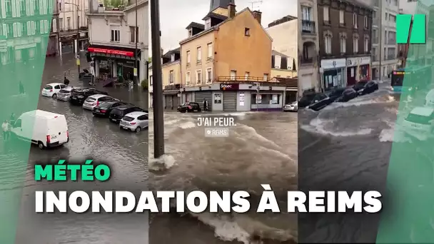 Inondations à Reims après un violent orage, une personne recherchée à Beauvais