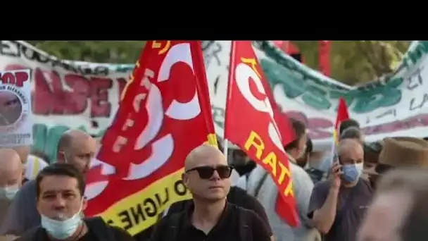 France : des milliers de manifestants dénoncent les suppressions d'emplois liées au Covid-19