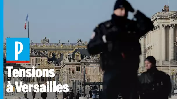 Nouvelle manifestation contre Macron, en marge de «Choose France» à Versailles