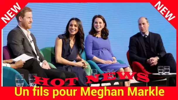 Un fils pour Meghan Markle : découvrez la réaction de Kate Middleton et du prince William