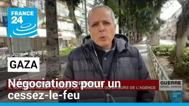 Bande de Gaza : négociations pour un cessez-le-feu • FRANCE 24