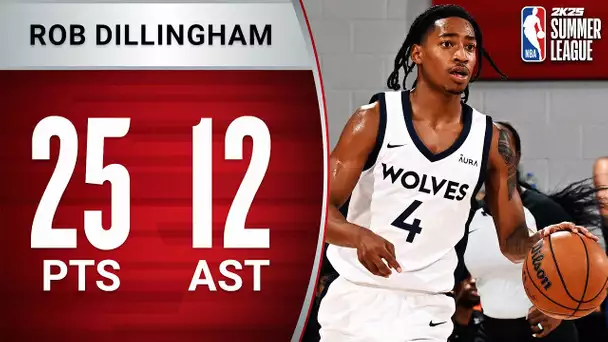 Rob Dillingham Drops DOUBLE-DOUBLE In Summer League!