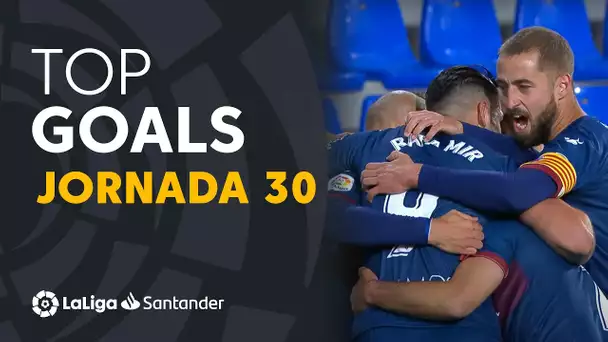 Todos los goles de la jornada 30 de LaLiga Santander 2020/2021