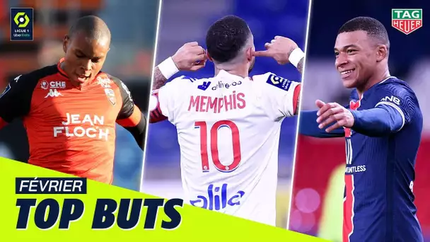 Top buts Ligue 1 Uber Eats - Février (saison 2020/2021)