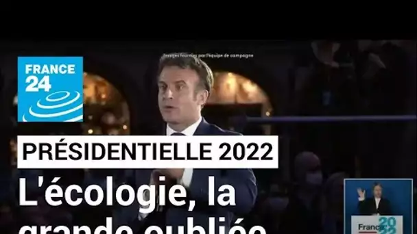 Présidentielle 2022 : l'écologie, la grande oubliée des programmes • FRANCE 24