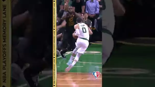 On This Day in 2018, Jayson Tatum THREW DOWN a poster dunk on his defender! 😅💯