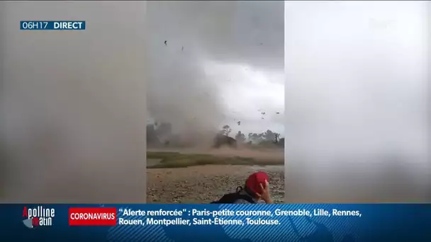 Les images très impressionnantes d'une tornade en Charente-Maritime