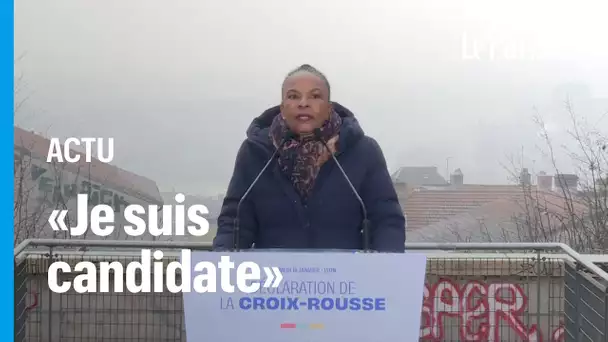 Christiane Taubira : «Je suis candidate à la présidence de la République»