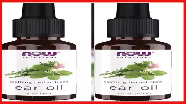 NOW Solutions, Ear Oil, Soothing Herbal Blend, Great on Mild Discomfort or Irritation, 1-Ounce