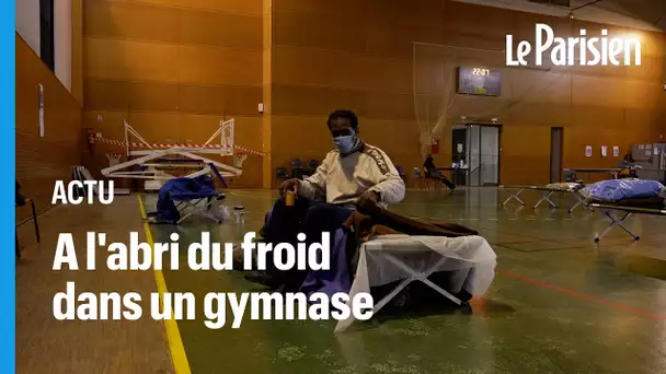 Grand froid : un gymnase comme abri  «pour dormir et travailler un peu»