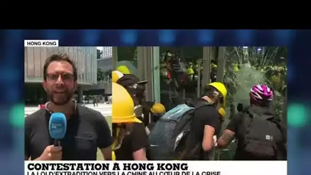 Hong Kong : "Des manifestants estiment que des agents pro-Pékin ont infiltré le mouvement"