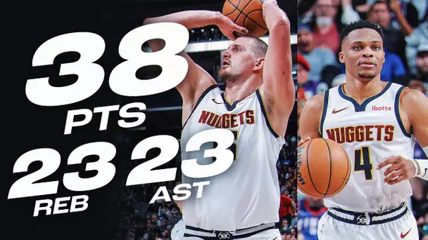 Nikola Jokić & Russell Westbrook FILL UP THE STAT Sheet in Nuggets W! 😳| December 16, 2024