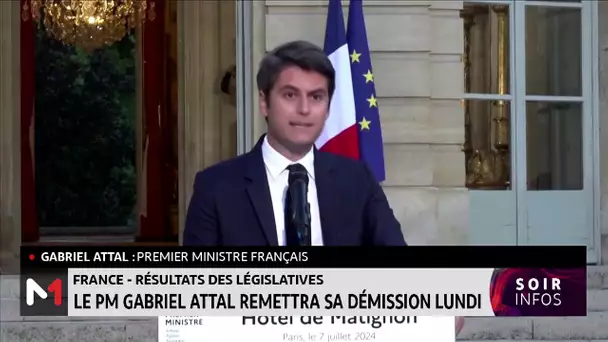 Résultats des législatives en France : Le PM Gabriel Attal remettra sa démission lundi