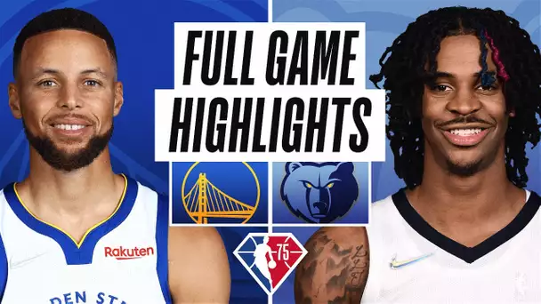 WARRIORS at GRIZZLIES | FULL GAME HIGHLIGHTS | January 11, 2022