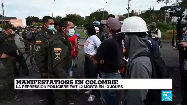 Manifestations en Colombie : la répression policière fait 42 morts en treize jours