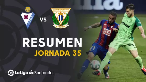 Resumen de SD Eibar vs CD Leganés (0-0)