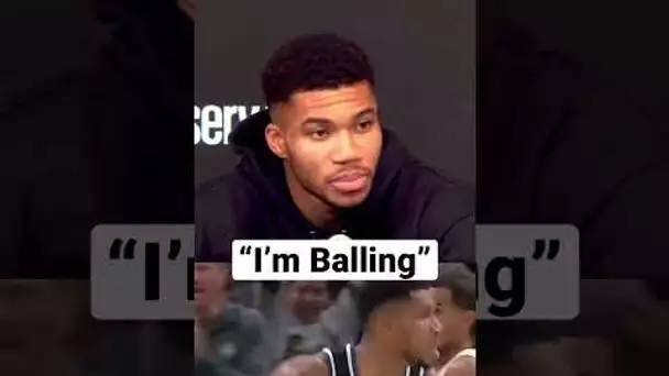 “I’m Balling” - Giannis on his hot start | #Shorts