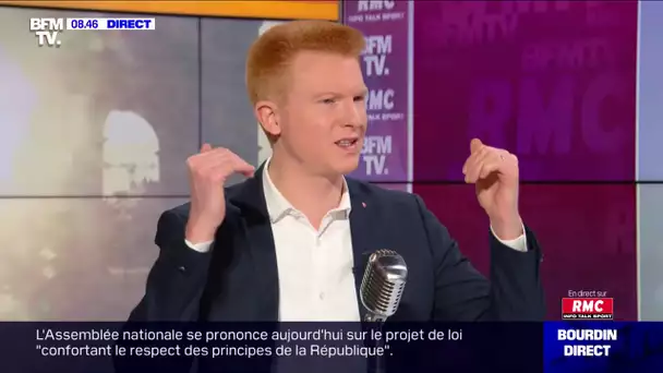 Adrien Quatennens face à Jean-Jacques Bourdin en direct