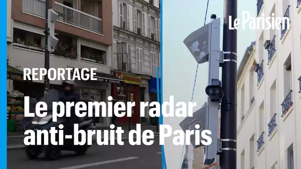 « C’est beau, c’est formidable » : le premier radar anti-bruit installé à Paris