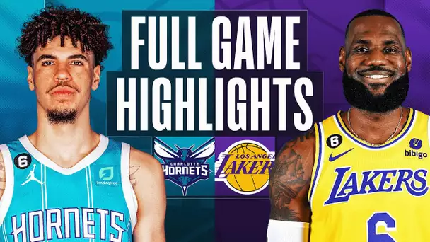 HORNETS at LAKERS | NBA FULL GAME HIGHLIGHTS | December 23, 2022