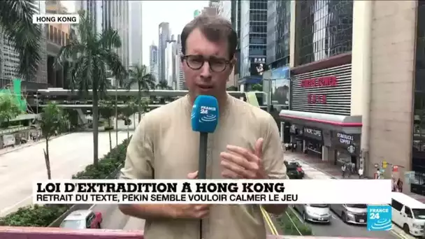 Hong Kong : Le retrait définitif du texte sur l'extradition ne calme pas la rue