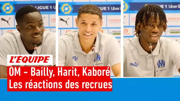 OM : Les présentations des nouvelles recrues Bailly, Harit et Kaboré