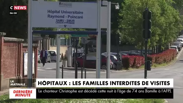 Coronavirus : les visites interdites pour les familles dans les hôpitaux