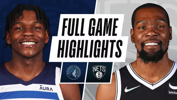 TIMBERWOLVES at NETS | NBA PRESEASON FULL GAME HIGHLIGHTS | October 14, 2021