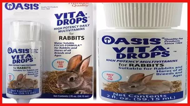 OASIS #80062 Rabbit Vita Drops, 2-Ounce