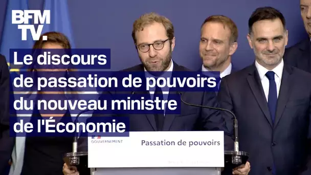 Le discours intégral de passation de pouvoirs du nouveau ministre de l'Économie Antoine Armand