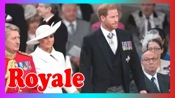 Harry et Meghan Markle se sont « heurtés à un mur de briques » l0rs du jubilé de platine de la reine