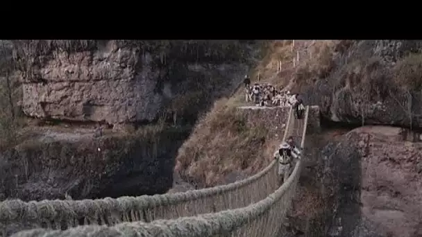 Le pont suspendu de Q’eswachaka, symbole de l'histoire inca, reprend vie chaque juin