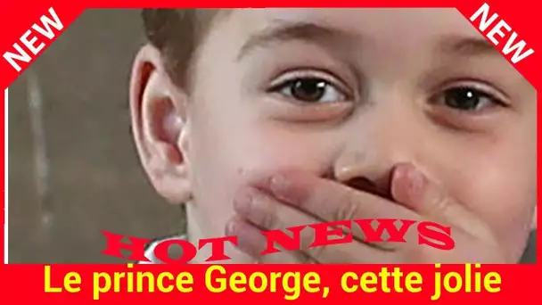 Le prince George, cette jolie surprise que lui ont réservée William et Kate