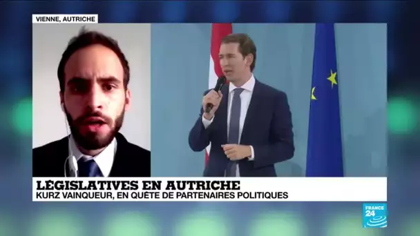 Législatives en Autriche : Kurz vainqueur, en quête de partenaires politiques