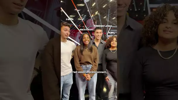 On a croisé Mentissa, Kay, Tarik et Youssef Zaki dans le public des Auditions à l’Aveugle 😍