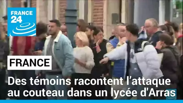 "On a vu un corps au sol" : des témoins racontent l’attaque au couteau dans un lycée d'Arras