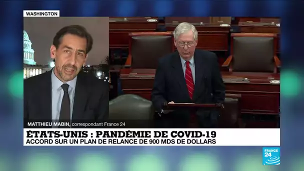 Pandémie de Covid-19 aux États-Unis : accord sur un plan de relance de 900 milliards de dollars