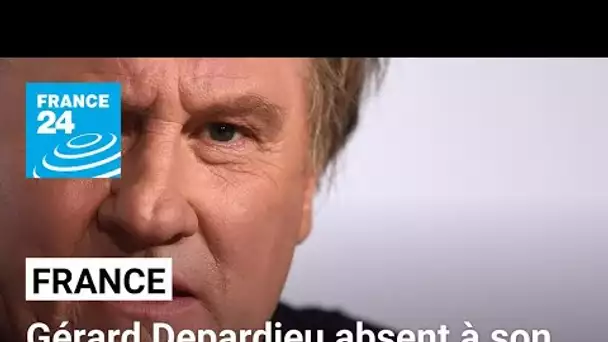 Gérard Depardieu absent à son procès pour agressions sexuelles • FRANCE 24