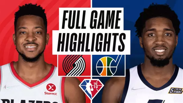 TRAIL BLAZERS at JAZZ  | FULL GAME HIGHLIGHTS | November 29, 2021