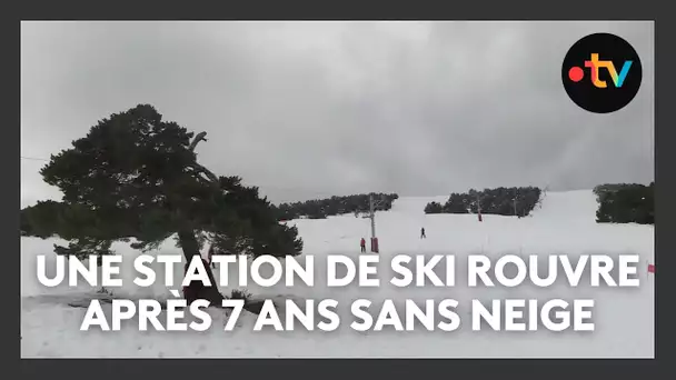 Après sept ans sans neige, le ski fait son retour à la station de L’Audibergue dans les Alpes du Sud