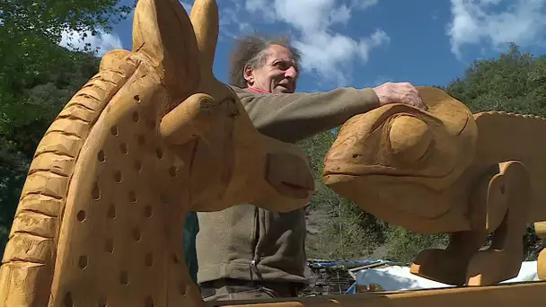 A Monoblet, le fabuleux bestiaire en bois de l'atelier Steinfeld