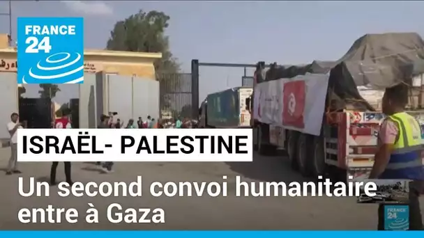 Un second convoi humanitaire entre à Gaza • FRANCE 24