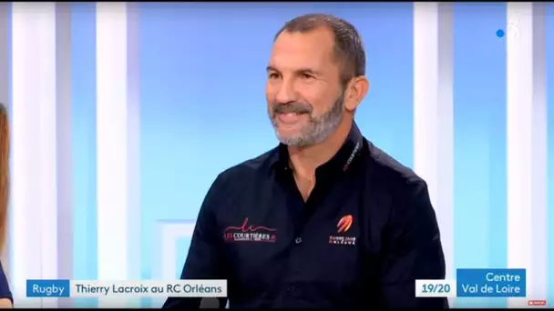 Thierry Lacroix, nouveau directeur rugby du RCO, invité du 19/20 le 12 septembre