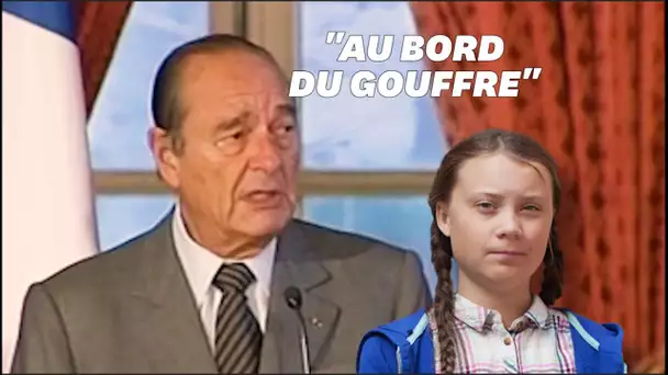 Quand Jacques Chirac faisait du Greta Thunberg avant Greta Thunberg