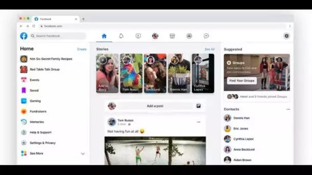 Facebook délaisse le bleu et met le cap sur les groupes, l'intime et l'amour