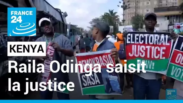 Kenya : Raila Odinga, battu à l'élection présidentielle, saisit la justice • FRANCE 24